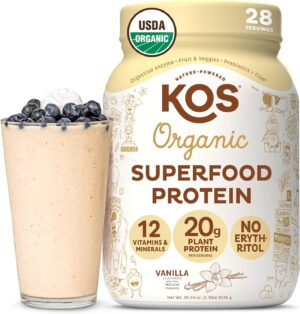 KOS Vegan Protein Powder Erythritol...