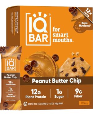 IQBAR Clean Plant Protein Bars R...