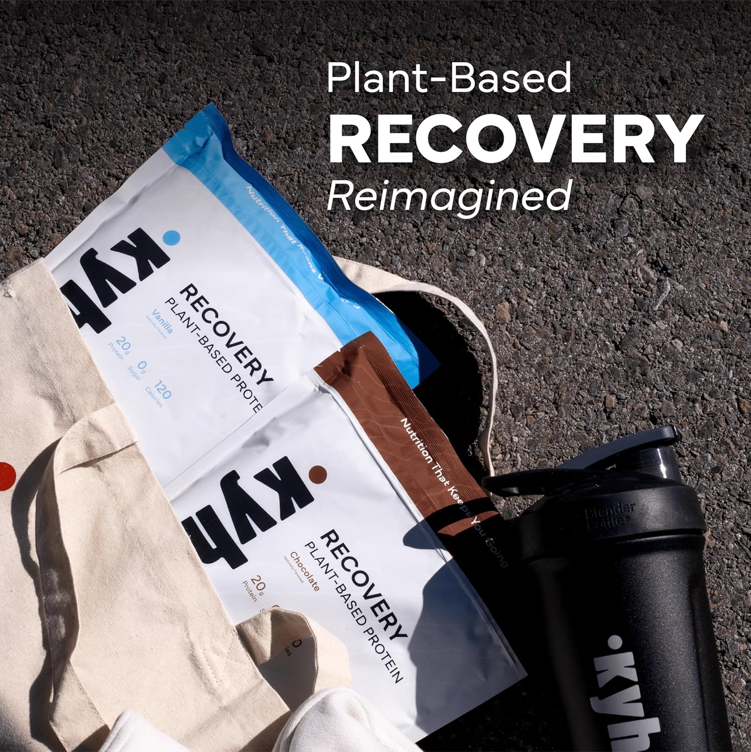 Recovery Plant Based Protein Powder, Vanilla Flavor - 20g Complete Vegan Protein, 0g Sugar, 120 Calories, Supports Muscle Recovery & Strength, Dairy Free, Gluten Free (1.75 lb) - Image 8
