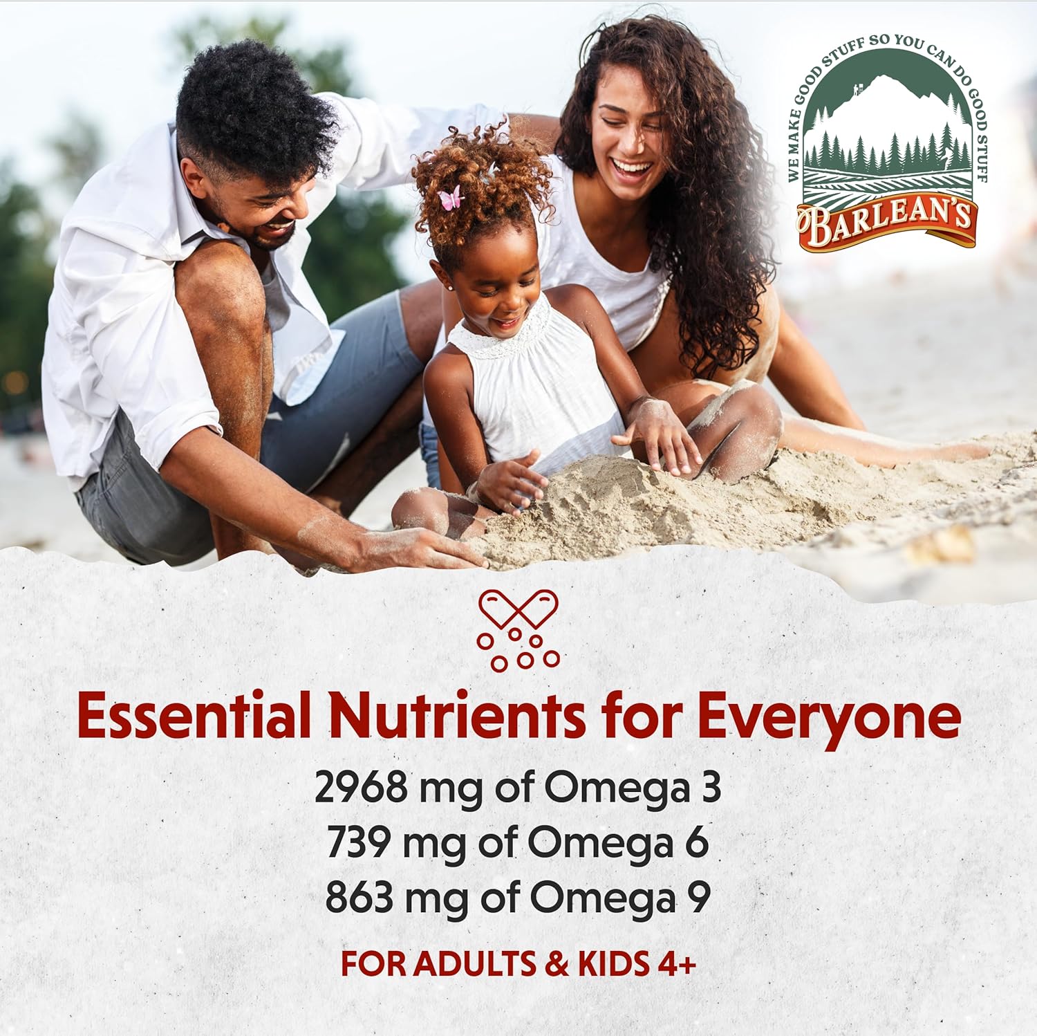 Barlean's Vegan Omega 3 6 9 Flaxseed Oil Liquid Supplement, Strawberry Banana Smoothie, Flax Seeds Oil with 2,968 mg ALA Fatty Acid, Non-GMO and Gluten Free, 16 oz - Image 5