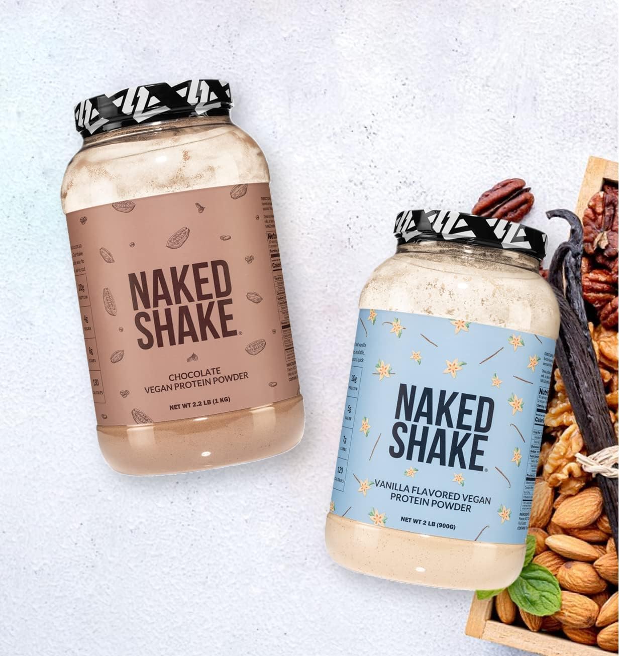 NAKED Shake - Chocolate Protein Powder - Plant Based Protein Shake with Mct Oil, NSF Certified, Gluten-Free, Soy-Free, No Gmos Or Artificial Sweeteners - 30 Servings - Image 8