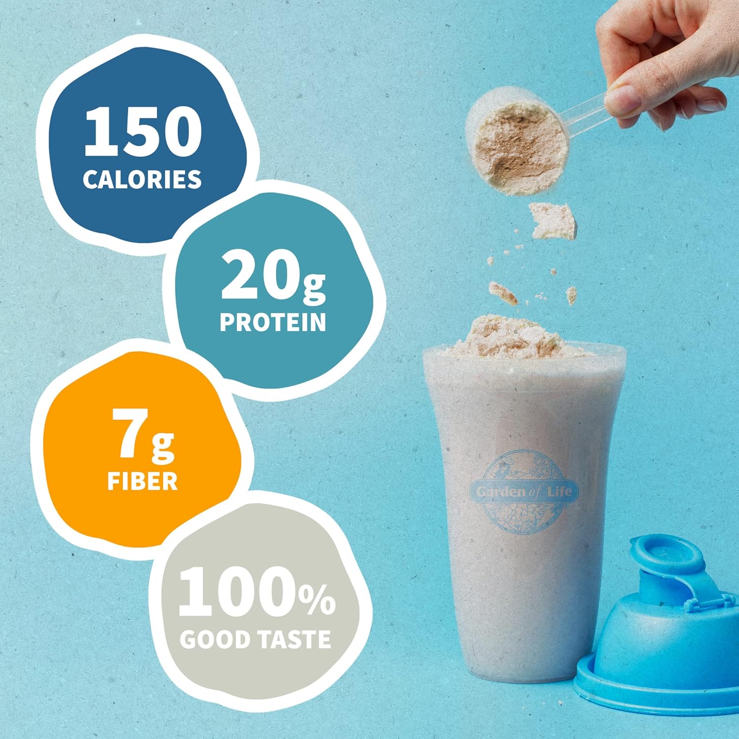 Garden of Life Raw Organic Perfect Food Alkalizer & Detoxifier Juiced Greens Superfood Powder & Vegan Protein Powder - Raw Organic Meal Replacement Shakes - Vanilla - Pea Protein - Image 7