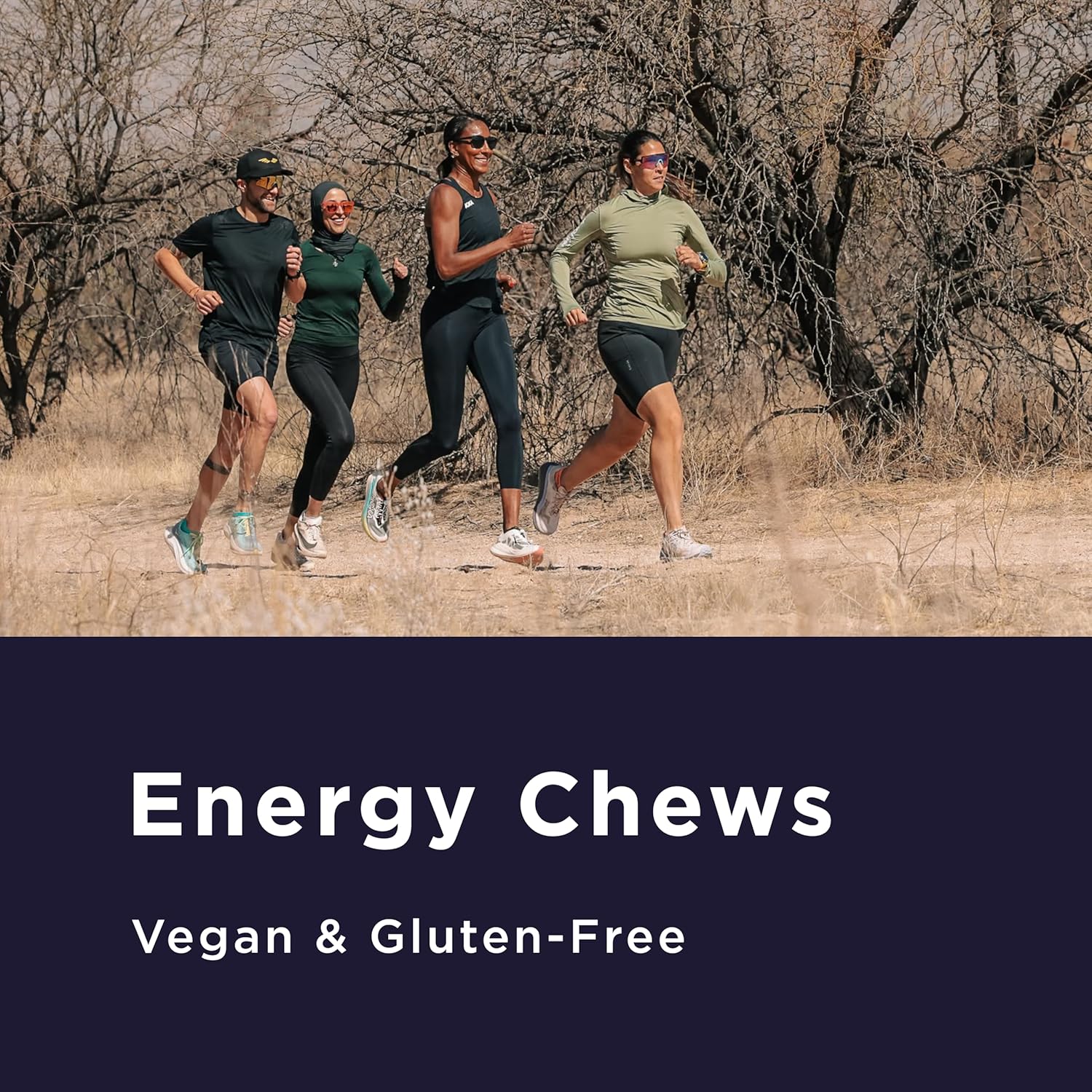 GU Energy Chews, Strawberry Energy Gummies with Electrolytes, Vegan, Gluten-Free, Kosher, 20 mg of Caffeine, and Dairy-Free On-the-Go Energy for Any Workout, 12 Bags (24 Servings Total) - Image 4