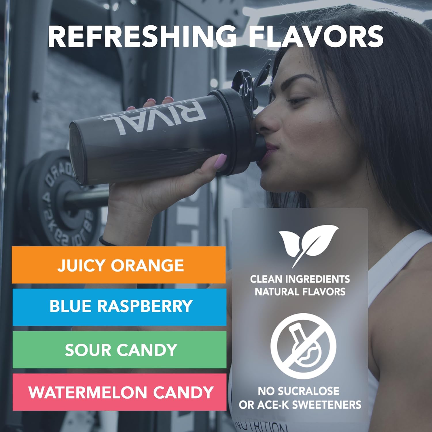 RIVAL NUTRITION Powder Burn Pre-Workout Energy Powder for Men and Women I Juicy Orange, 30 Servings | Clean Ingredients I 3g L-Citrulline, 3.2g Beta-Alanine and 200mg Natural Caffeine Per Serving - Image 7