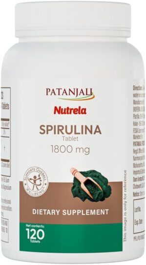 patanjali Nutrela Spirulina 1800mg ...