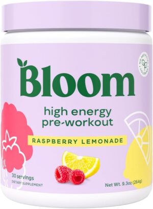 Bloom Nutrition High Energy Pre Wor...