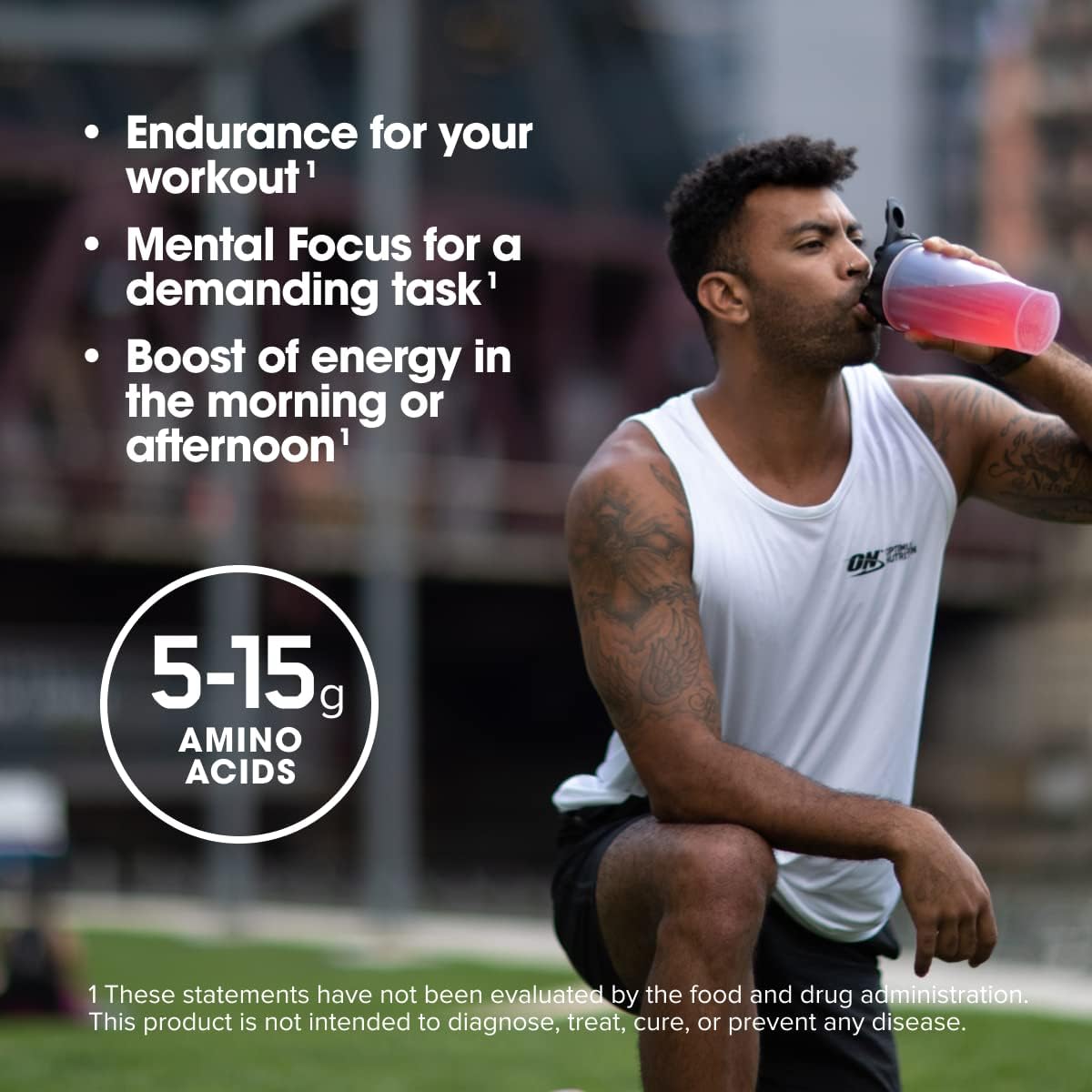 Optimum Nutrition Amino Energy - Pre Workout with Green Tea, BCAA, Amino Acids, Keto Friendly, Green Coffee Extract, Energy Powder - Green Apple, 30 Servings (Packaging May Vary) - Image 6