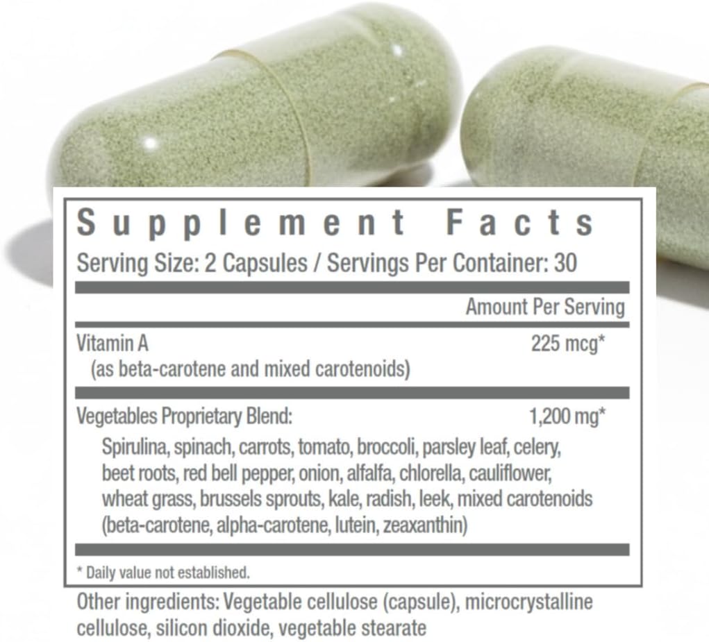Consult Health Nature's Treasure Mega Vegetables+ Dietary Supplement, Daily Green Superfood, Vegan,100% Plant Based Nutrition, 60 Capsules - Image 7