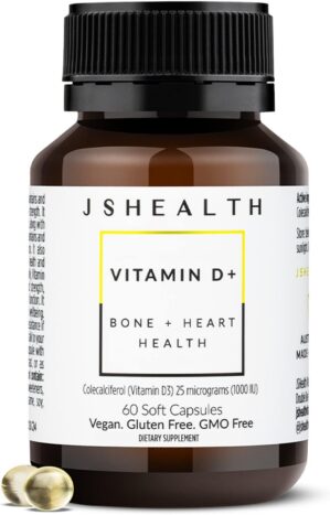 JSHealth Vitamin D3 1000IU Suppleme...