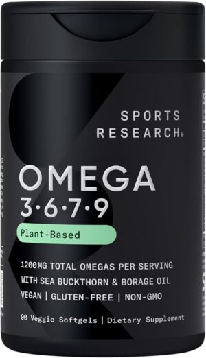Sports Research® Vegan Omega 3-6-7...