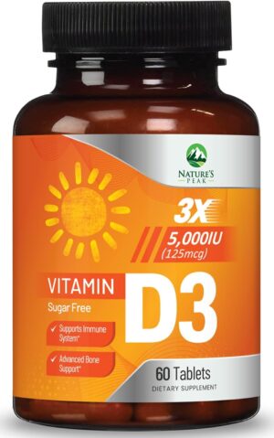 Vitamin D3 5000iu (125 mcg) Per Ser...