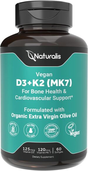 Naturalis Vegan Vitamin D3+K2 from ...