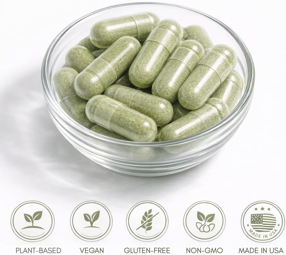 Consult Health Nature's Treasure Mega Vegetables+ Dietary Supplement, Daily Green Superfood, Vegan,100% Plant Based Nutrition, 60 Capsules - Image 4