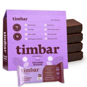 timbar Plant-Based Protein Bars, Ch...