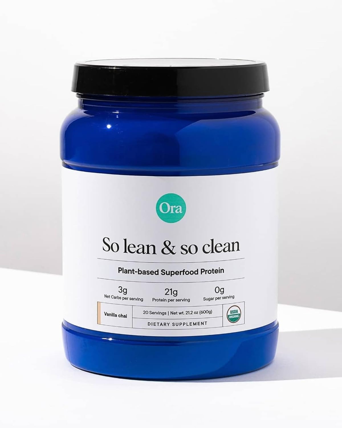 Ora Organic Vegan Protein Powder - 23g Plant-Based Protein Powder for Women and Men | Clean Protein Source, Keto Friendly, Gluten Free, Paleo, Dairy-Free, Soy-Free - Vanilla Chai - 20 Servings - Image 8