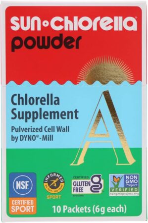 Sun Chlorella Powder Green Algae Su...