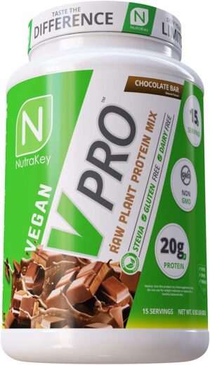 NutraKey V-Pro, Raw Plant Protein P...