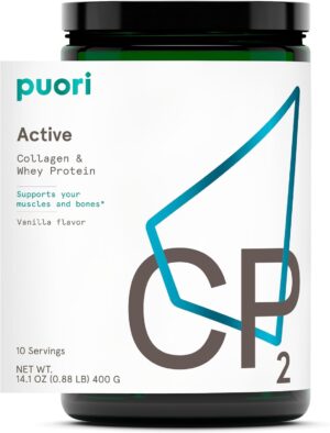 Puori Whey Protein Powder with Coll...