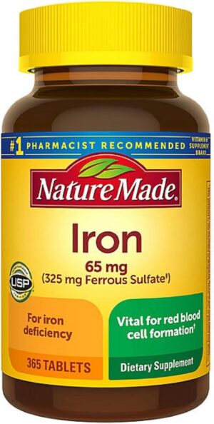 Nature Made Iron 65 mg (from Ferrou...