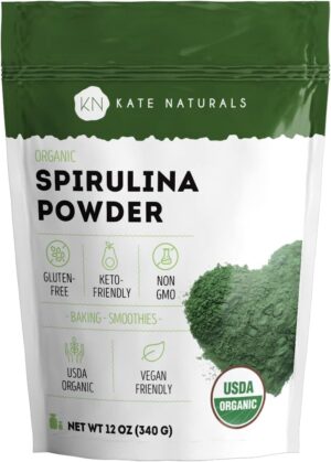 Kate Naturals Organic Spirulina Pow...