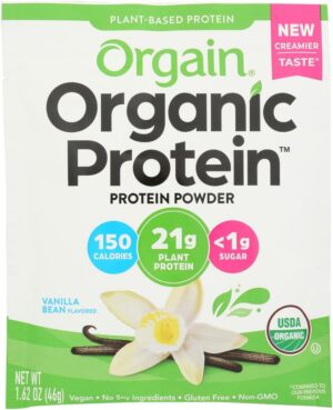 ORGAIN Organic Vanilla Protein Powd...