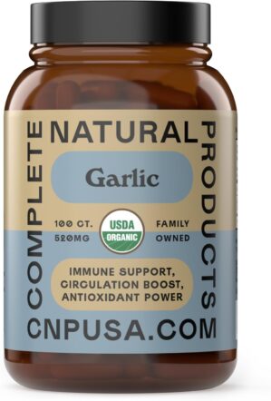 CNP Organic Garlic Capsules 520mg &...