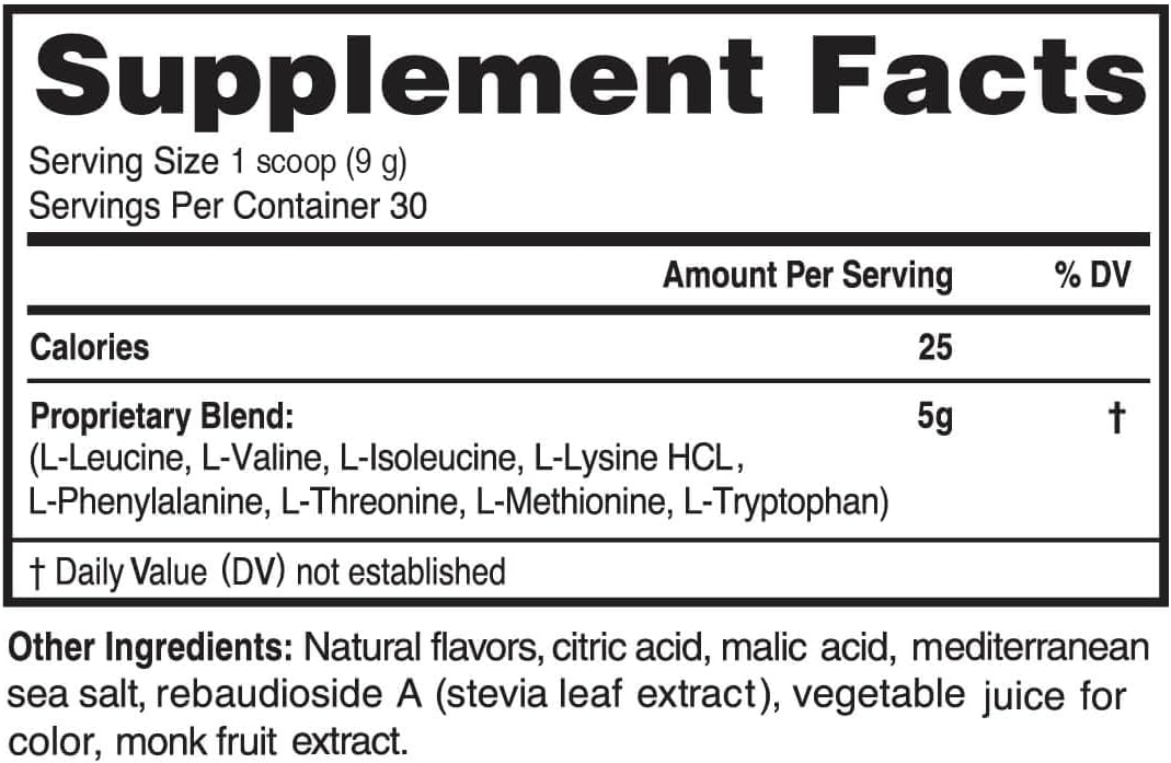 Advanced Bionutritionals – Advanced Amino Powder, Amino Acid Supplement, Build Muscle, Post Workout Recovery, Energy,Non-GMO, Gluten Free, Dairy Free, Vegan (30 Servings) - Image 2