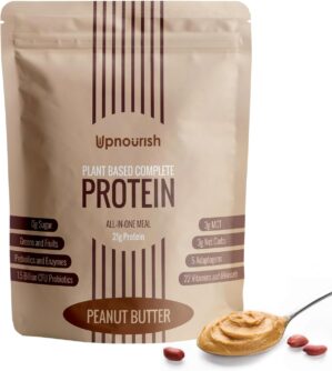 UpNourish Peanut Butter Vegan Prote...