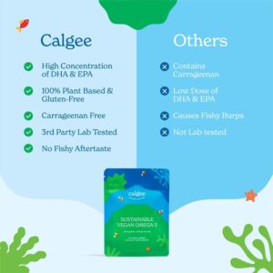 Calgee Vegan Omega 3 Supplement, 45...