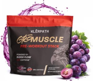 GroMuscle Pre Workout Powder –...