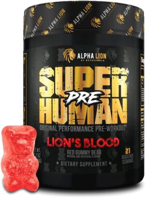 ALPHA LION Pre Workout Powder, Beta...