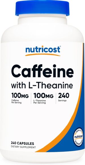Nutricost Caffeine with L-Theanine,...