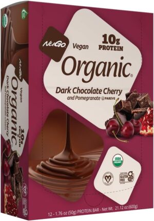 NuGo Organic Chocolate Pomegranate,...