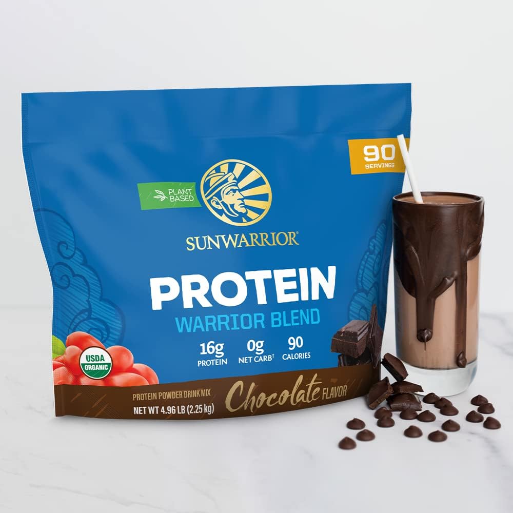 Organic Plant Based Protein Powder | Vegan Organic Protein Powder Chocolate Flavored with BCAA Amino Acids & Hemp Seed Pea Blend | Non-GMO Soy Dairy Filler & Gluten Free (Chocolate, 90 Servings) - Image 7