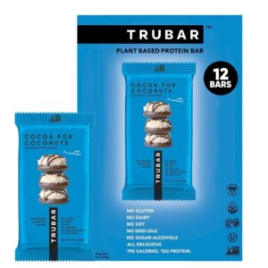 TRUBAR Vegan Protein Bar, Cocoa For...