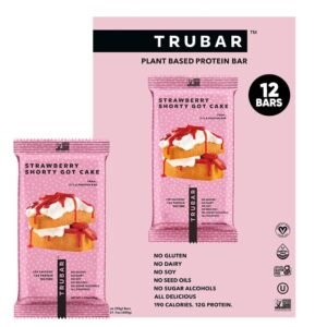 TRUBAR Vegan Protein Bar, Strawberr...