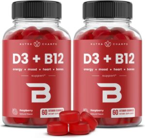 NutraChamps Vitamin D3 & B12, ...