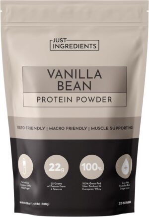 JUST INGREDIENTS Vanilla Bean Prote...