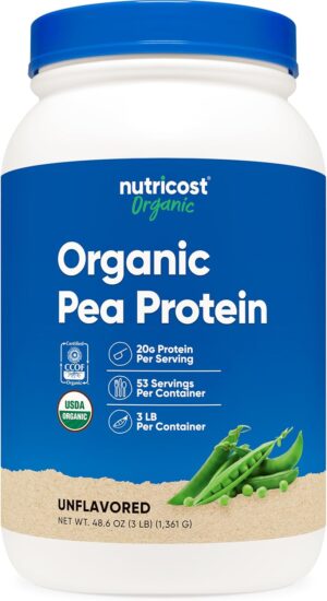 Nutricost Organic Pea Protein Powde...