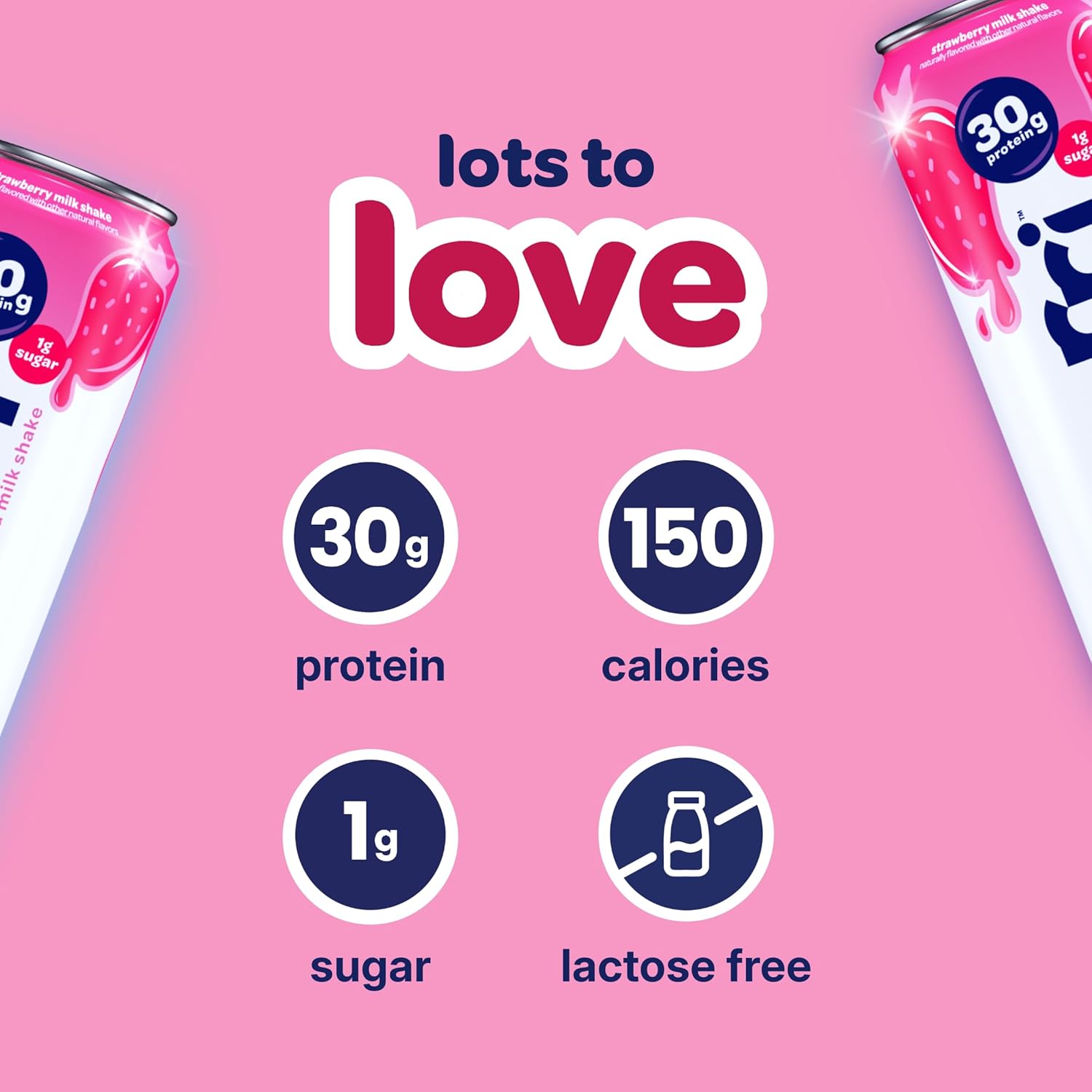 Nurri - 30g Protein Ultra Filtered Milk Shake – Strawberry - Lactose Free, Low Sugar, 150 Calories, 10 Vitamins and Minerals - 11 fl oz, 10 Cans - Image 3