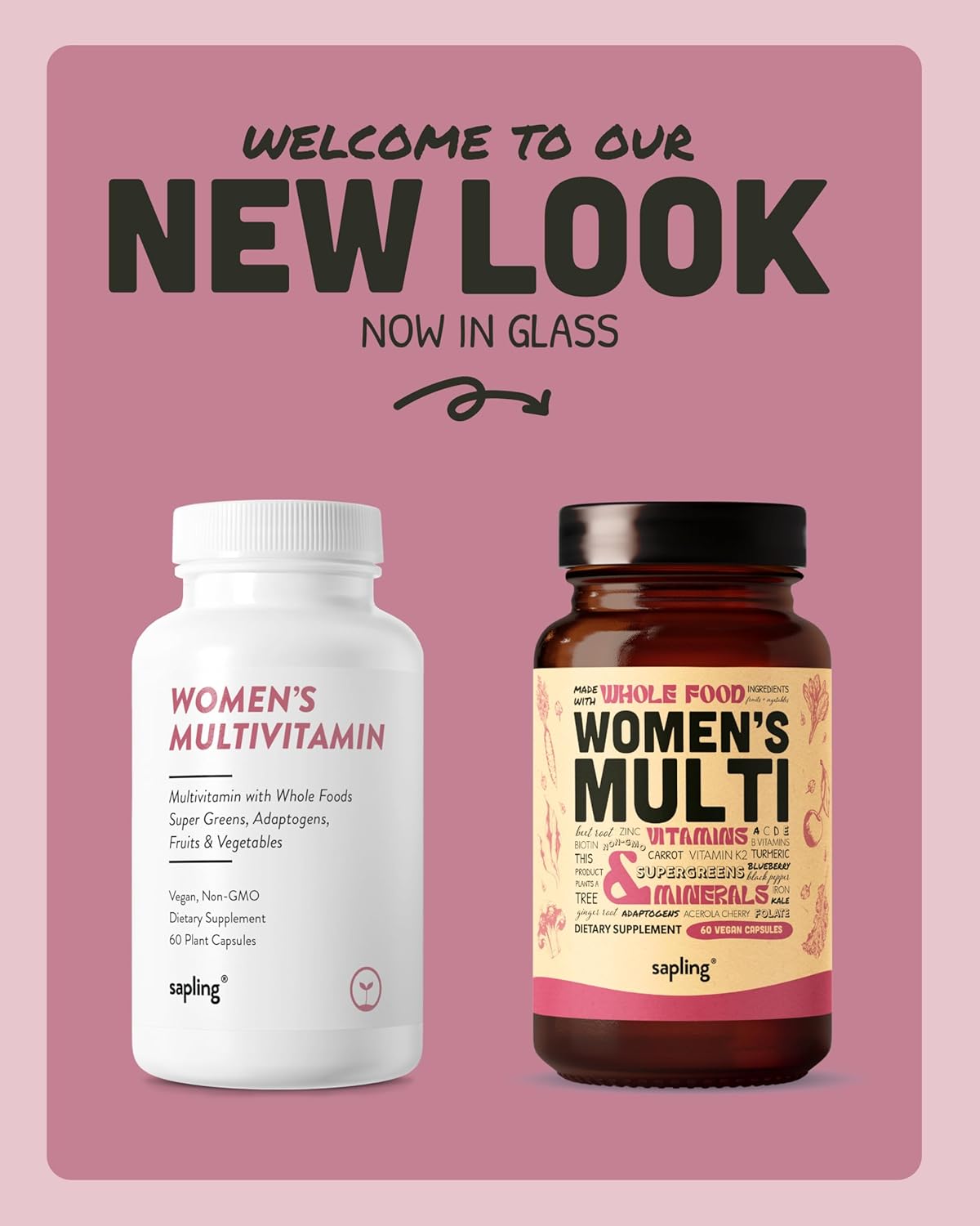 Multivitamin for Women - Daily Women’s Multivitamin - Methylated B Complex with Whole Food Ingredients, Vitamin B12, Folate, A, C, D3, E, K2, Organic Fruits & Vegetables - Vegan, Non-GMO - 60 Caps - Image 6