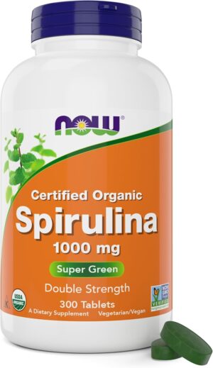 NOW Foods Organic Spirulina 1000mg ...