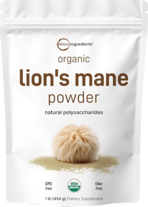 Micro Ingredients Organic Lion’s ...