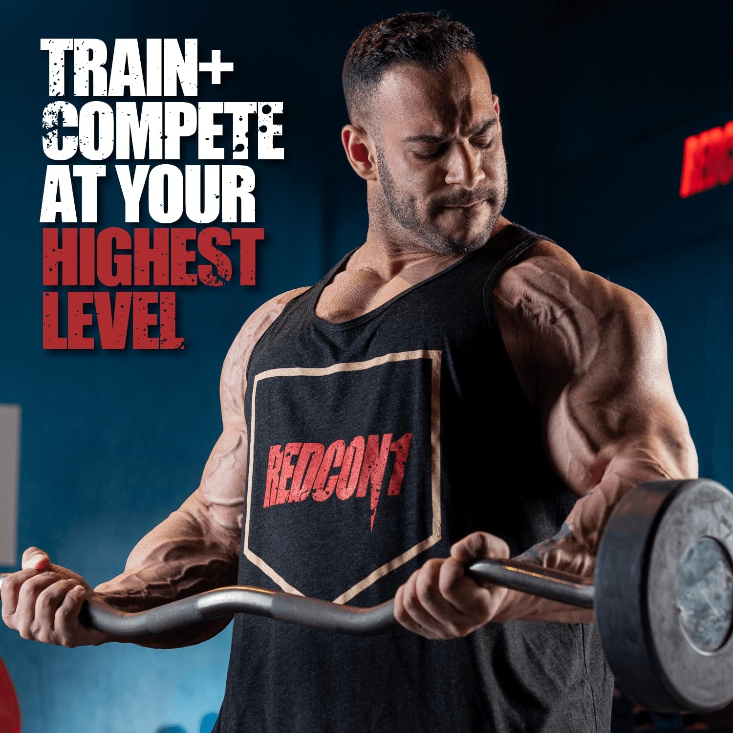 REDCON1 Total War Pre Workout - Beta Alanine + Citrulline Malate Keto Friendly Preworkout for Men & Women with 320mg of Caffeine - Fast Acting -Blue Lemonade (30 Servings) - Image 5
