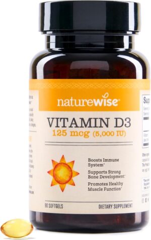 NatureWise Vitamin D3 5000iu (125 m...