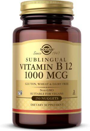 Solgar Vitamin B12 1000 mcg, 250 Nu...