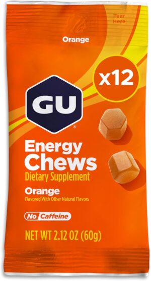 GU Energy Chews, Orange Energy Gumm...