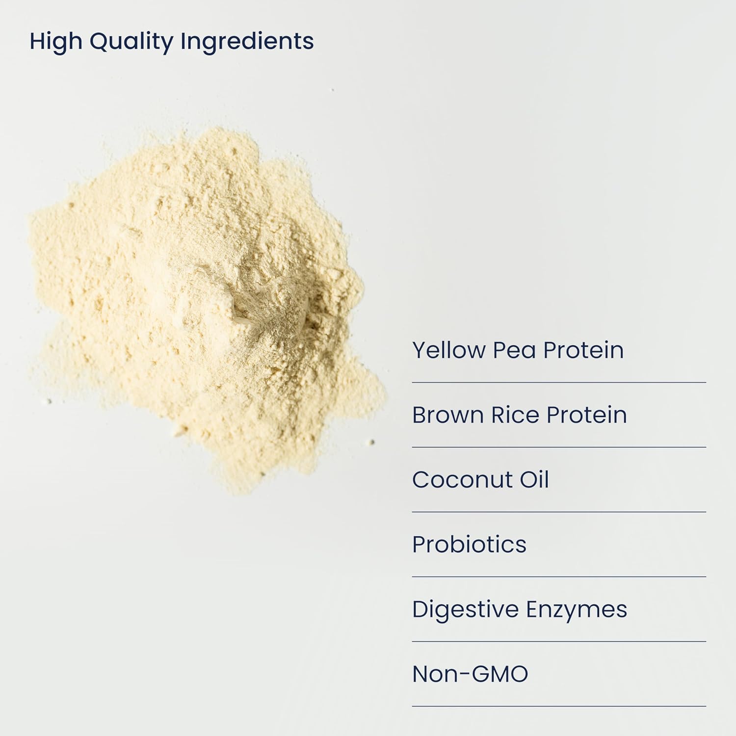 Nourify Plus Plant-Based Protein Shake - All Natural Vegan Protein Powder, High Protein & Low Sugar, Gluten Free, Soy Free & Dairy Free, Vanilla Protein Powder (27.7 oz) - Image 6