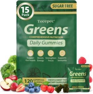 Sugar Free Greens Daily Gummies, Su...