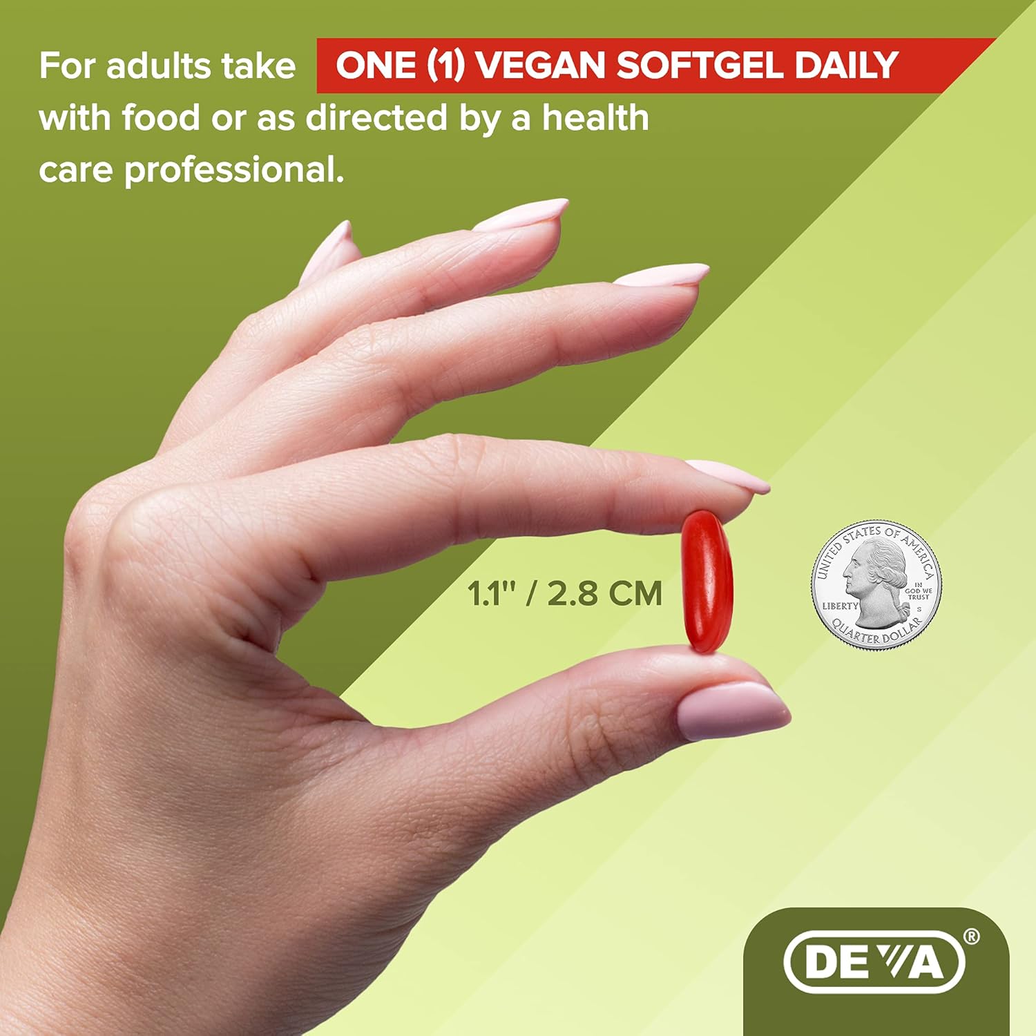 DEVA Vegan Omega-3 DHA-EPA 500MG – No Carrageenan, Non-Fish Oil Derived from Algae, Non-GMO, 60 Gelatin-Free Softgels - Image 4